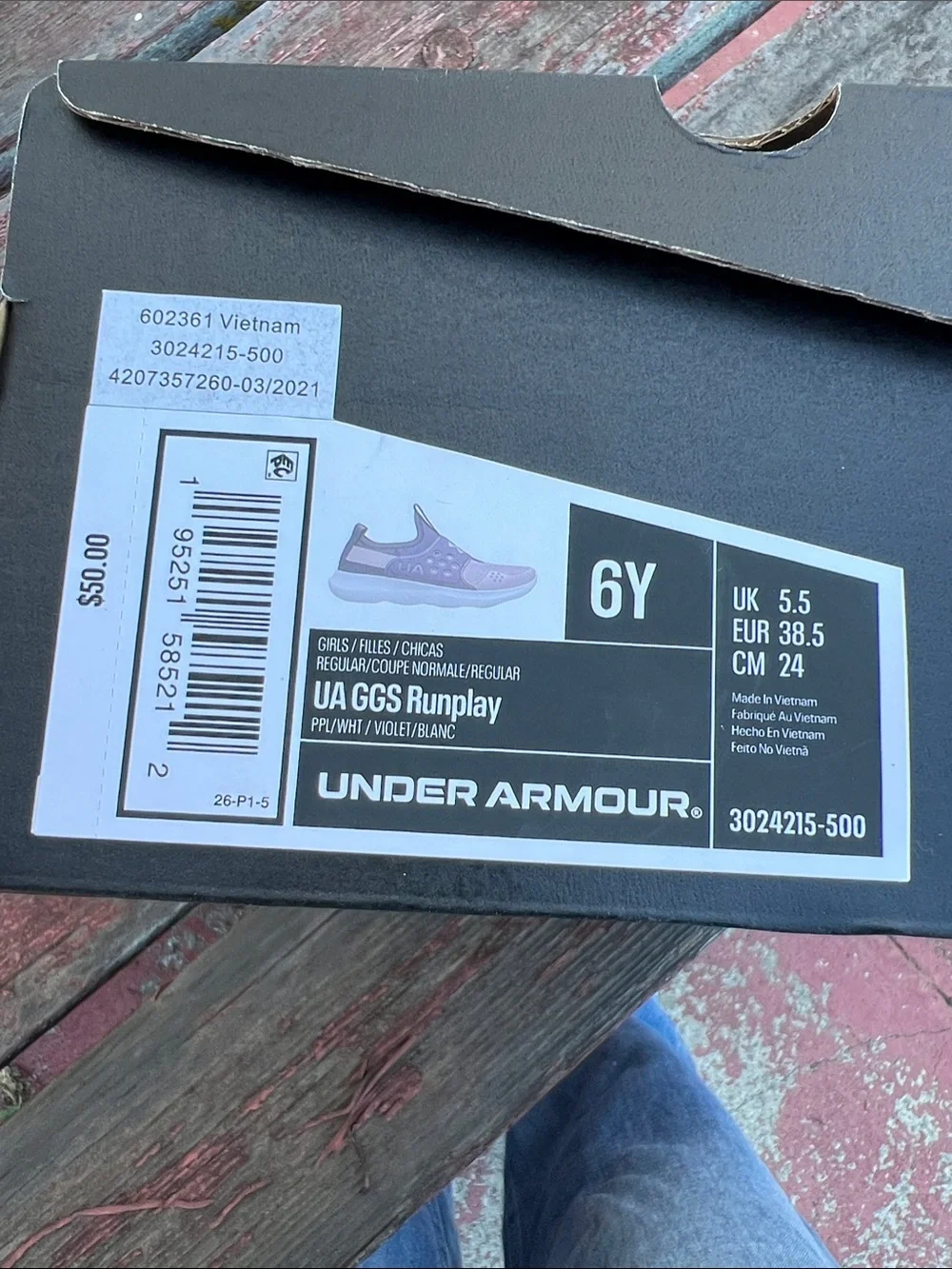 Under Armour Kids Purple & Light Purple Slip-On Athletic Shoes